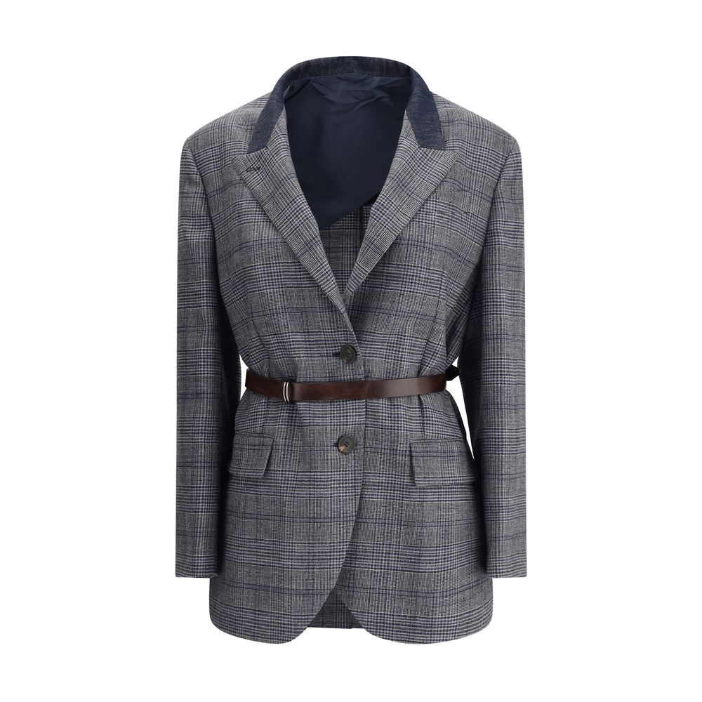 Brunello Cucinelli Prince of Wales pattern Blazer Brunello Cucinelli