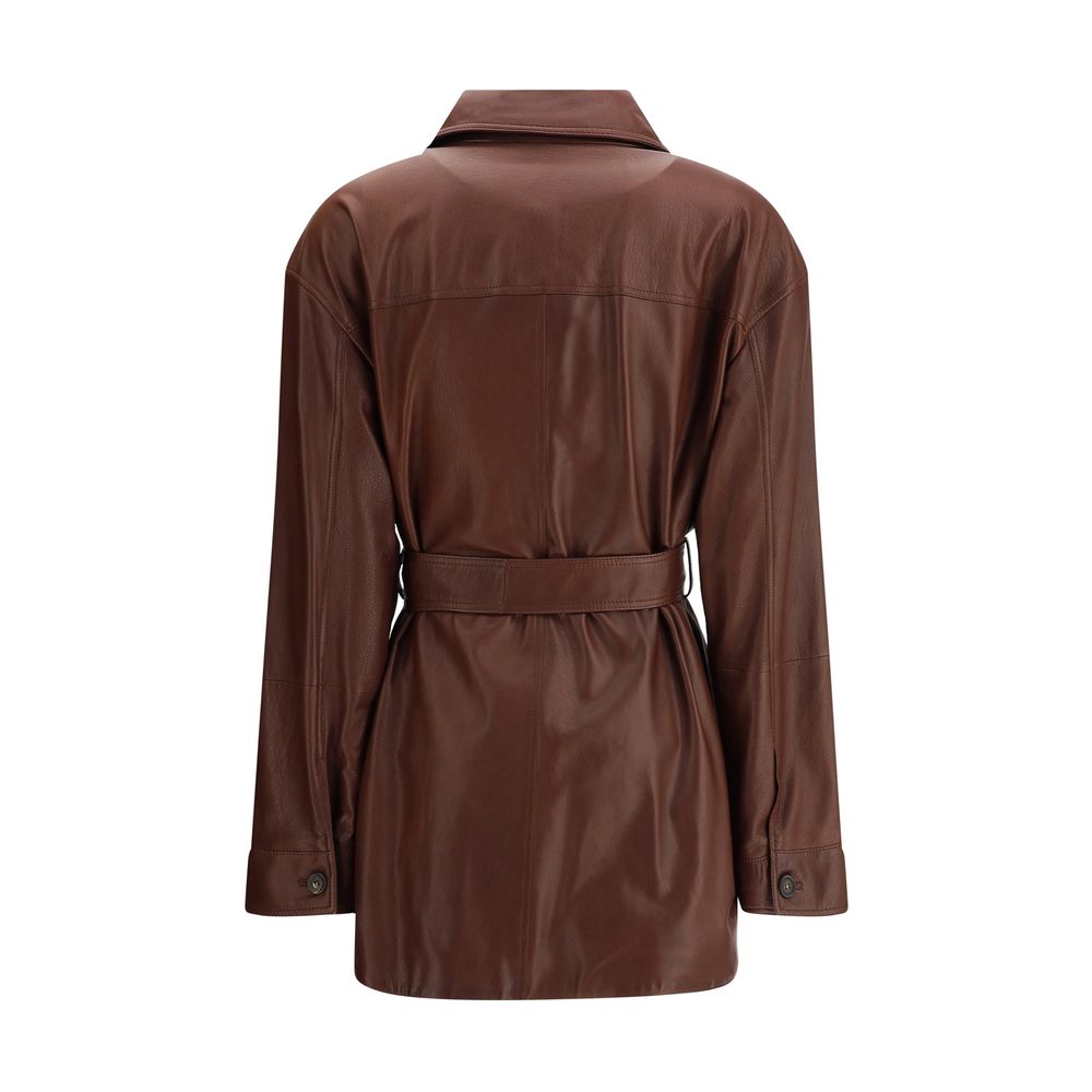 Brunello Cucinelli Saharan leather Jacket Brunello Cucinelli