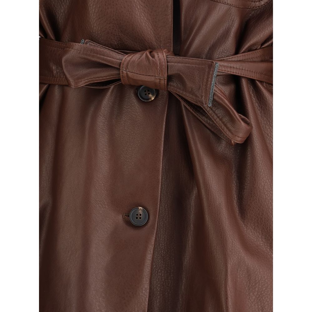 Brunello Cucinelli Saharan leather Jacket Brunello Cucinelli