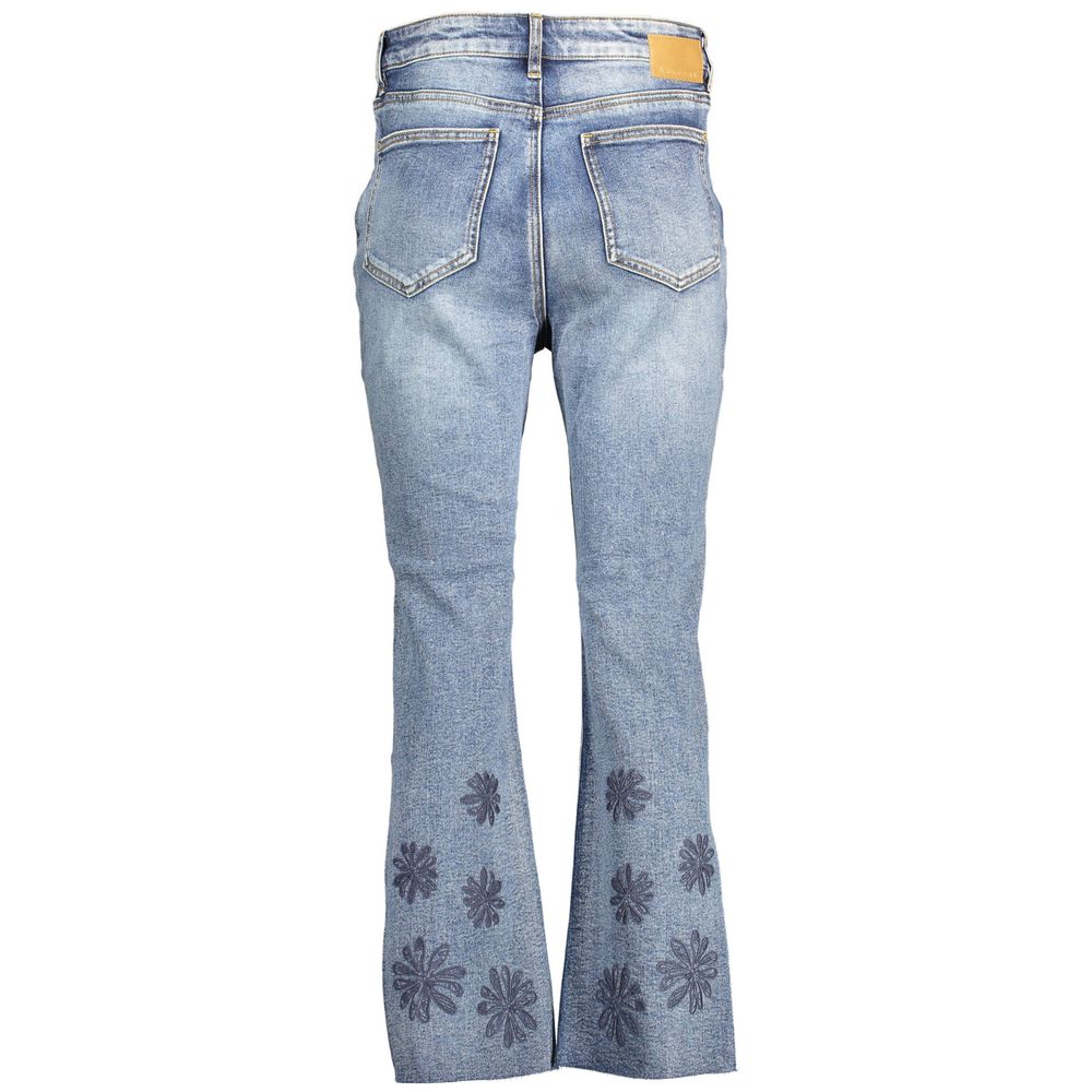 Desigual Blue Cotton Women Jeans Desigual