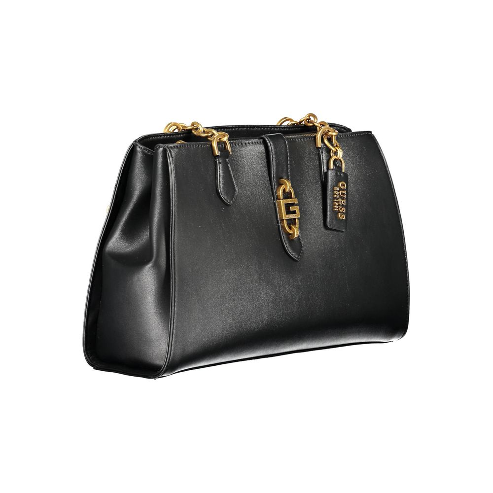 Guess Jeans Black Polyethylene Women Handbag Guess Jeans