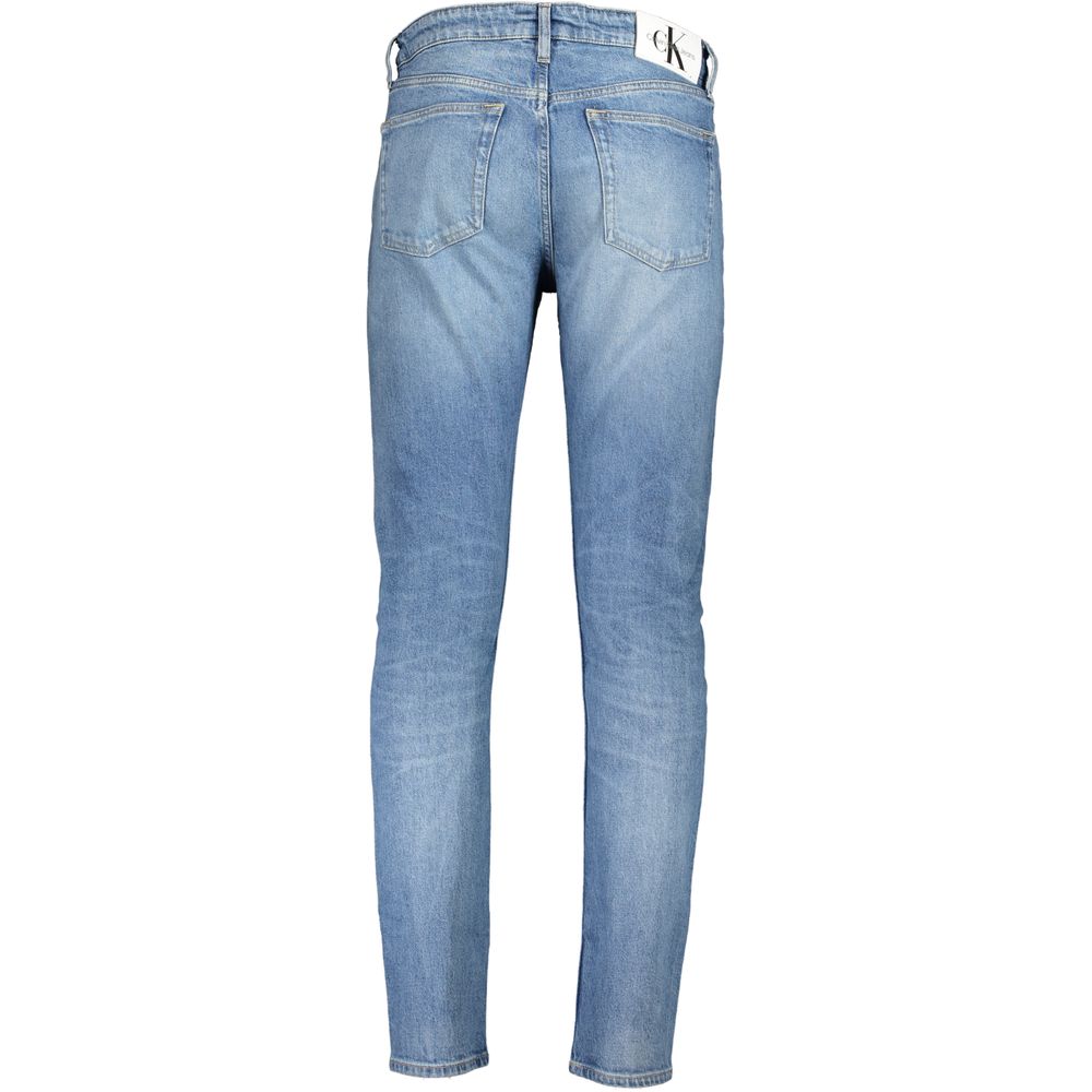 Calvin Klein Light Blue Cotton Men Jeans Calvin Klein
