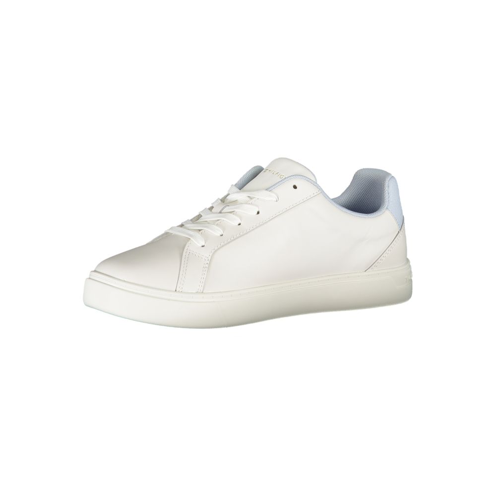 Tommy Hilfiger White Leather Women Sneaker Tommy Hilfiger