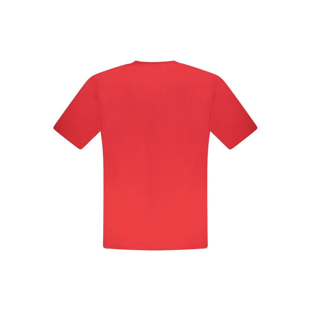 North Sails Red Cotton Men T-Shirt North Sails