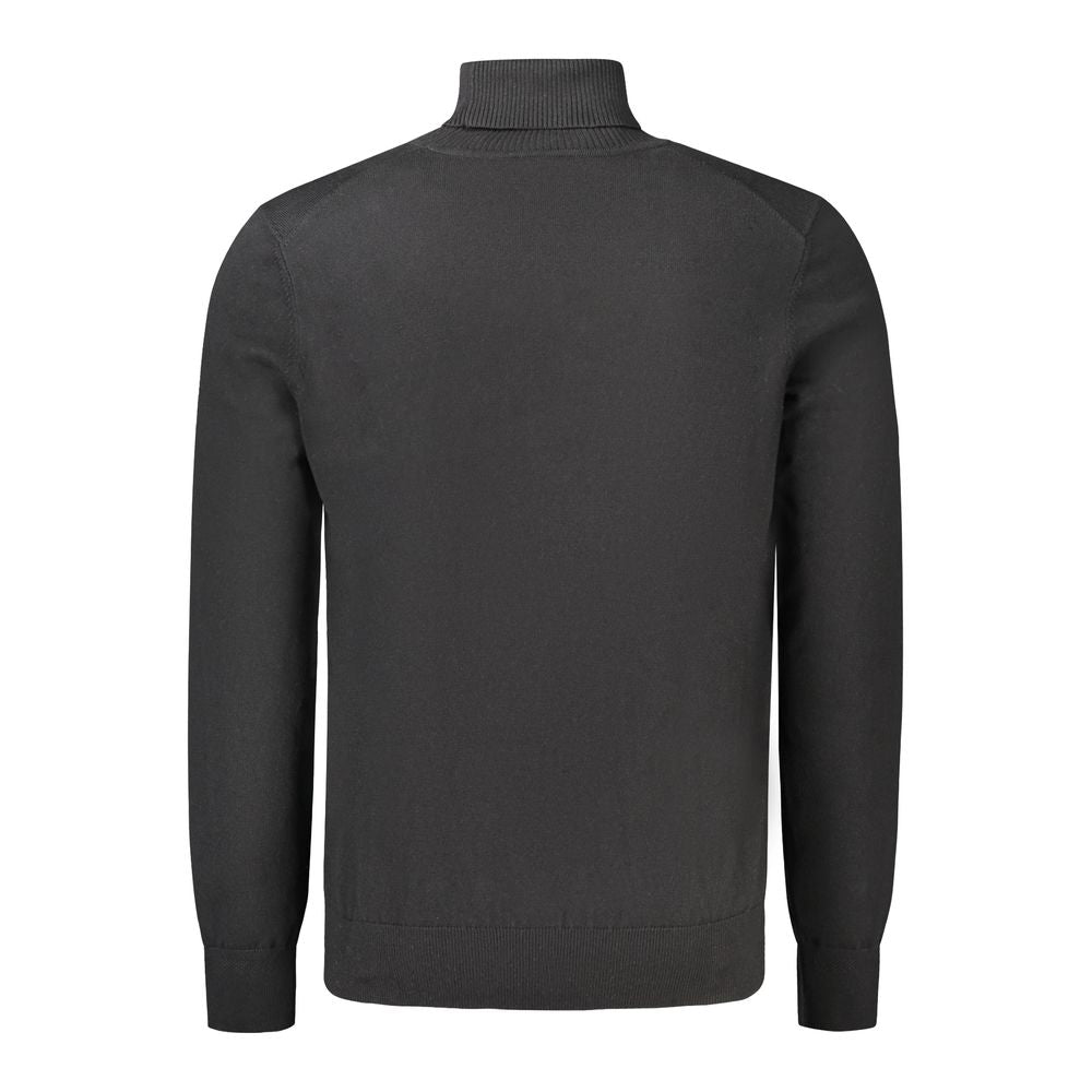 Hugo Boss Black Wool Men Sweater Hugo Boss