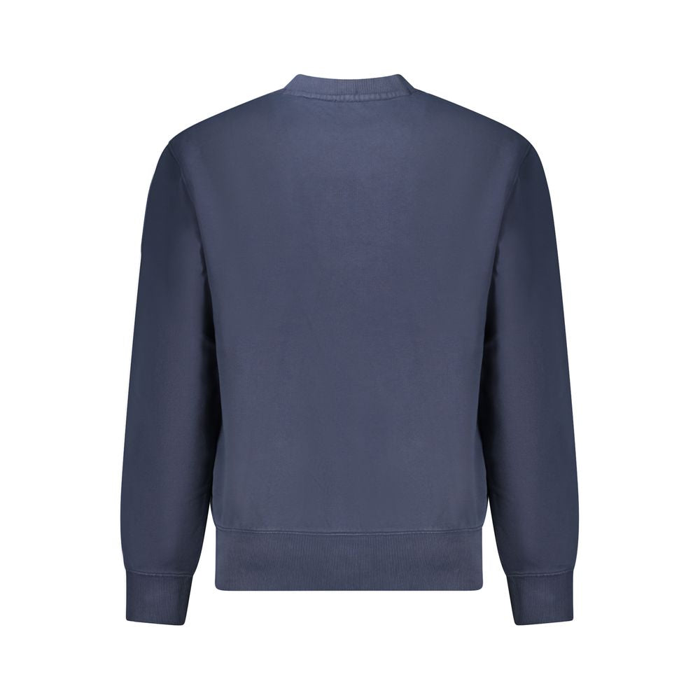 Hugo Boss Blue Cotton Men Sweater Hugo Boss