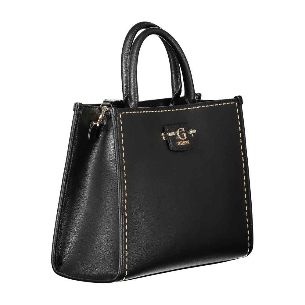 Guess Jeans Black Polyethylene Women Handbag Guess Jeans