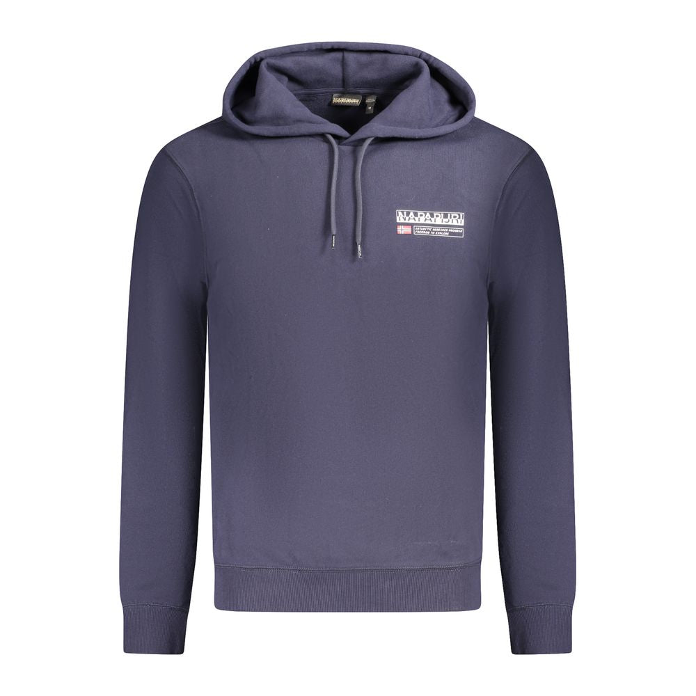 Napapijri Blue Cotton Men Sweater Napapijri