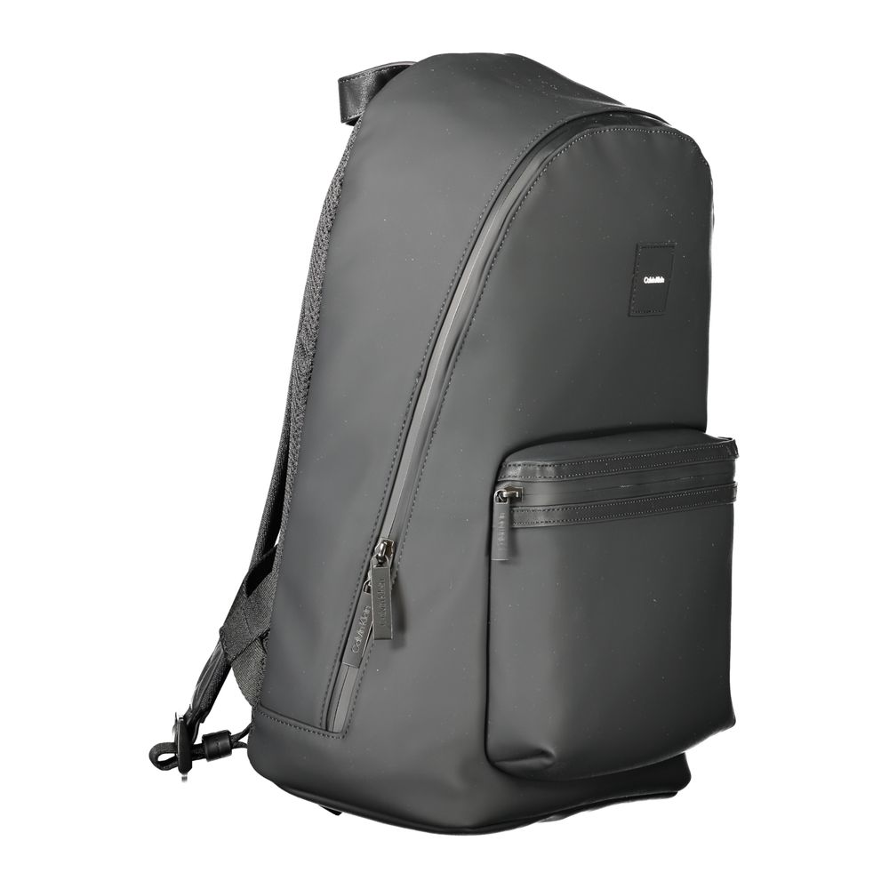 Calvin Klein Black Polyester Men Backpack Calvin Klein