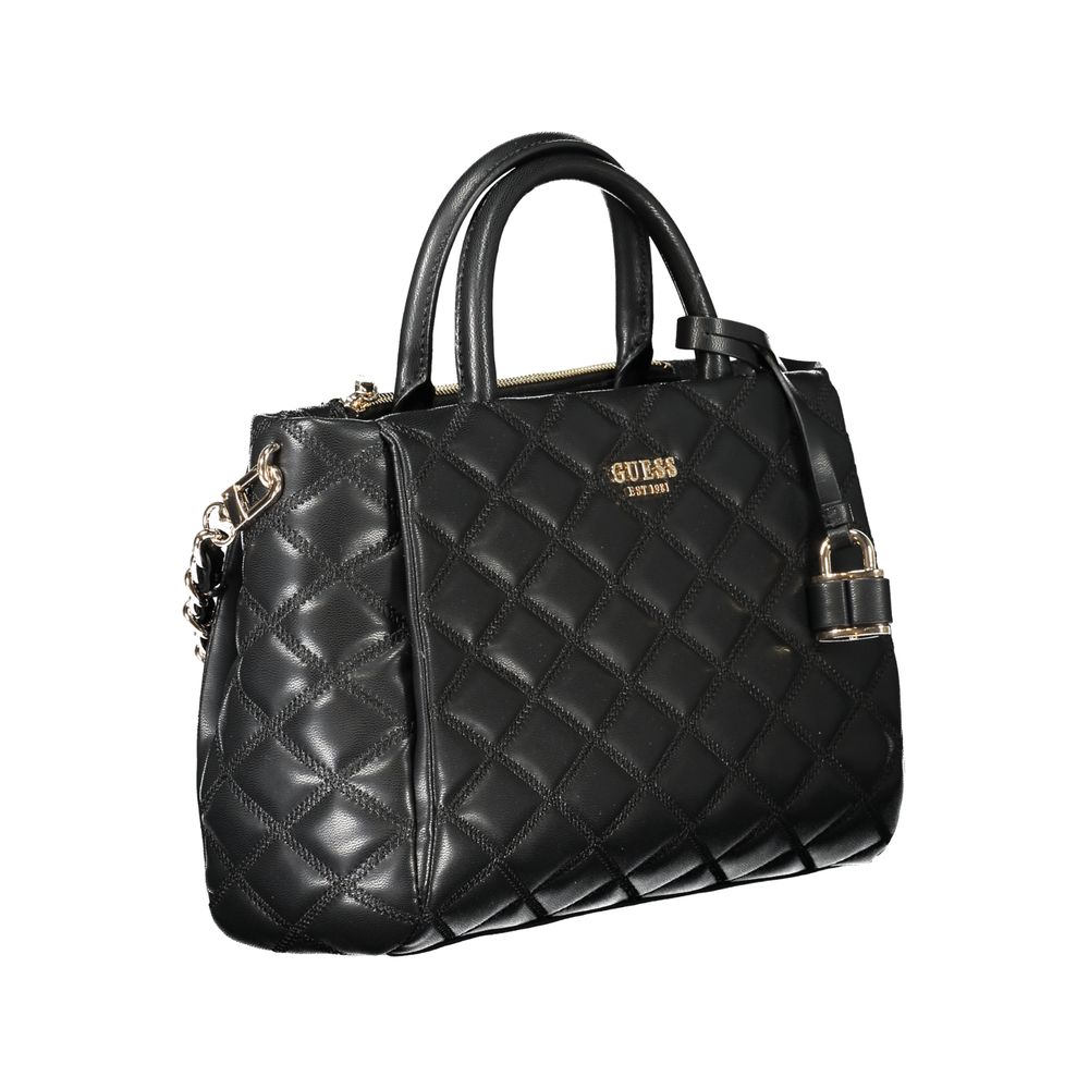 Guess Jeans Black Polyethylene Women Handbag Guess Jeans
