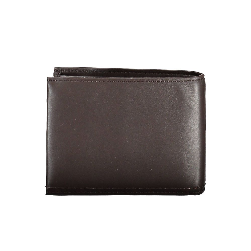 Calvin Klein Brown Leather Men Wallet Calvin Klein
