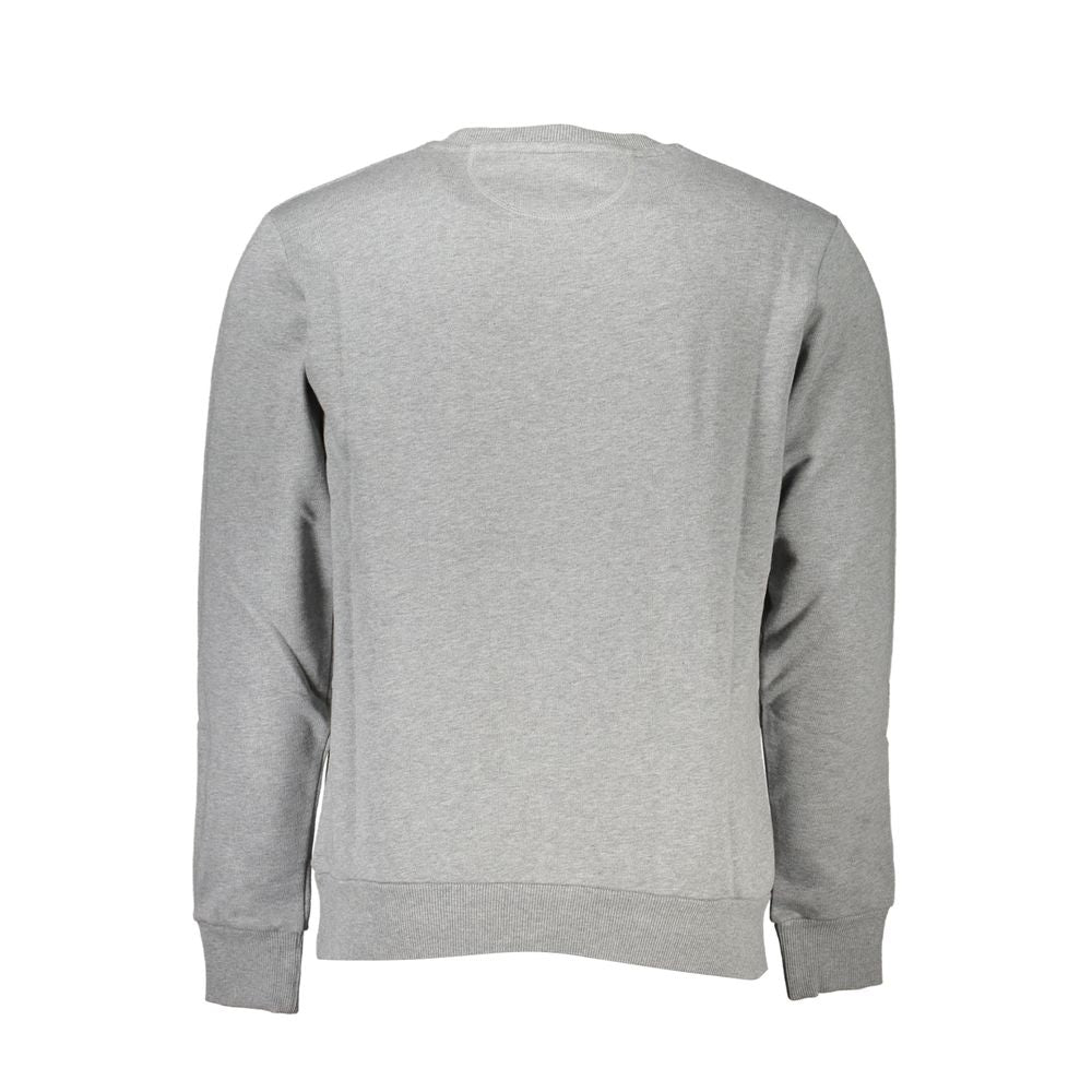 La Martina Brown Cotton Men Sweater La Martina