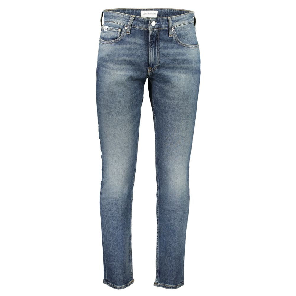 Calvin Klein Blue Cotton Jeans & Pant Calvin Klein
