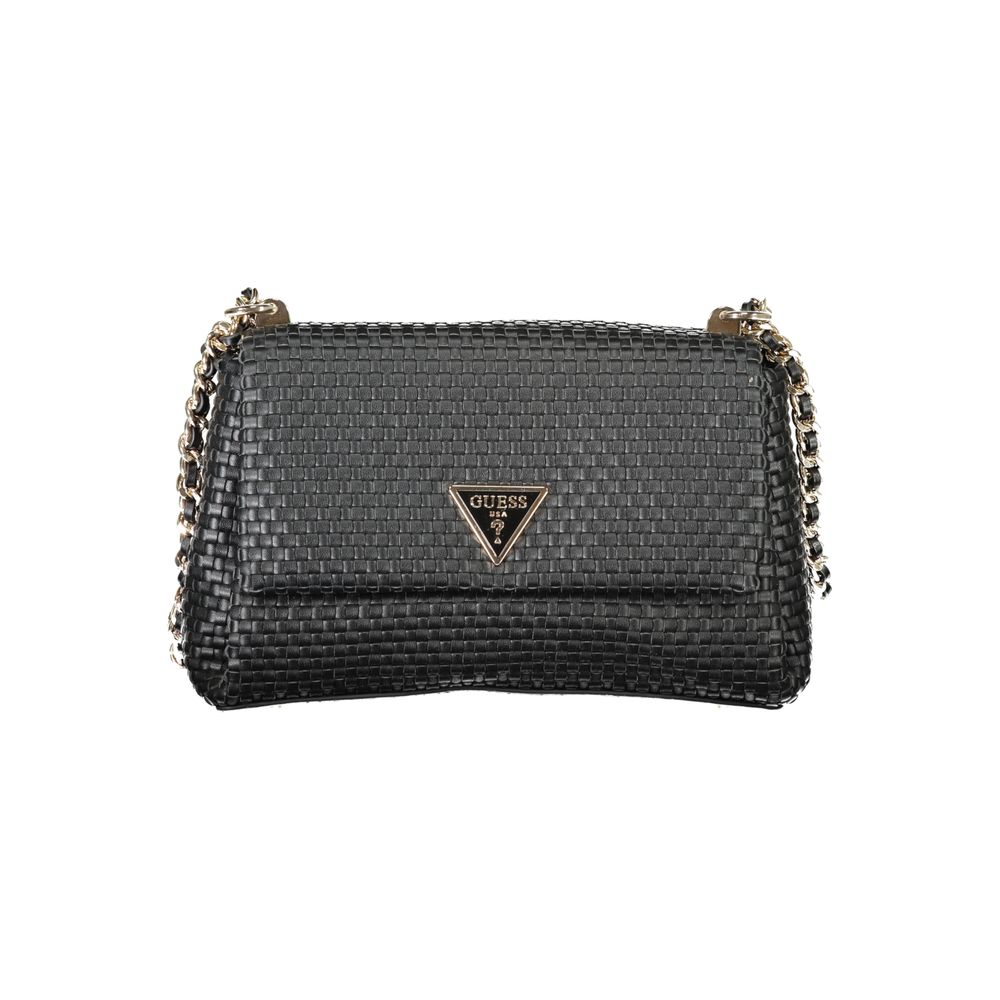 Guess Jeans Black Polyethylene Women Handbag Guess Jeans