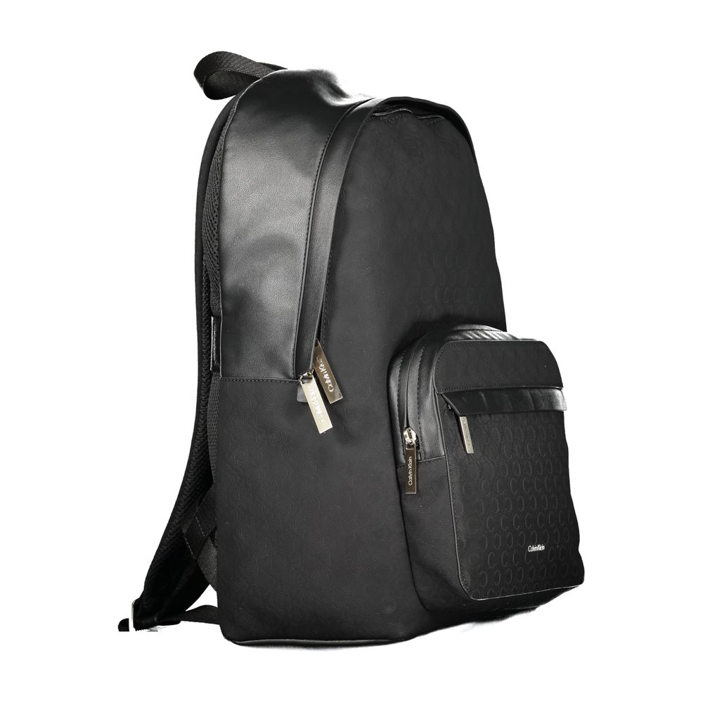 Calvin Klein Black Polyester Men Backpack Calvin Klein