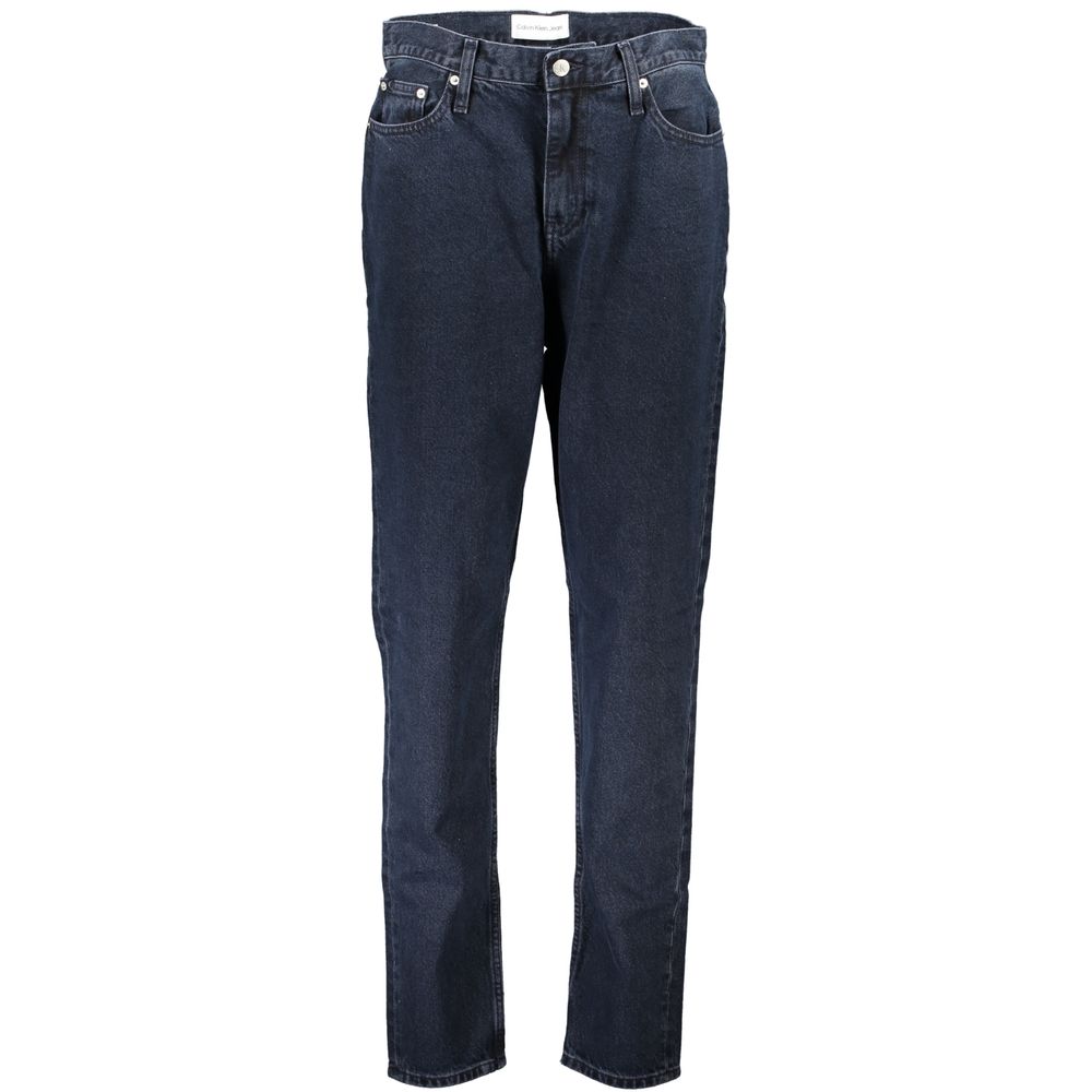 Calvin Klein Blue Cotton Jeans & Pant Calvin Klein