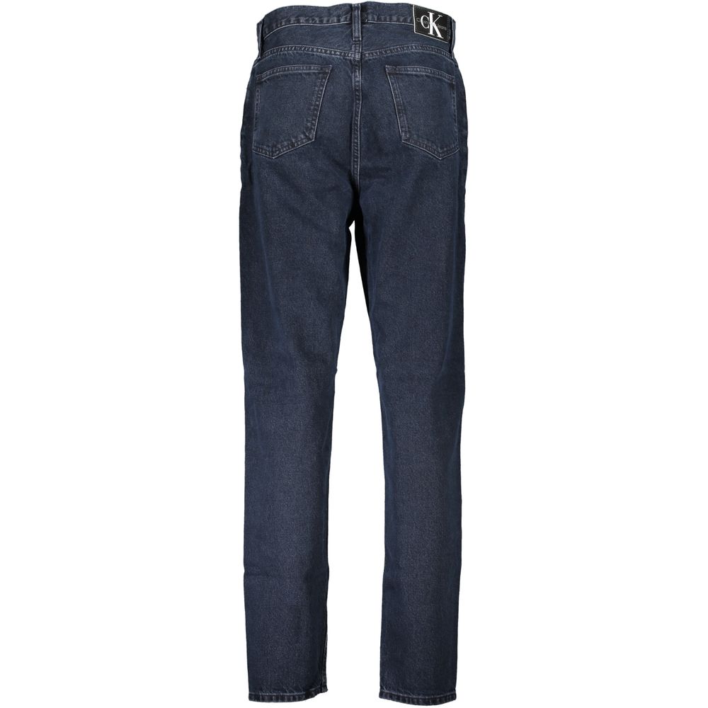 Calvin Klein Blue Cotton Jeans & Pant Calvin Klein