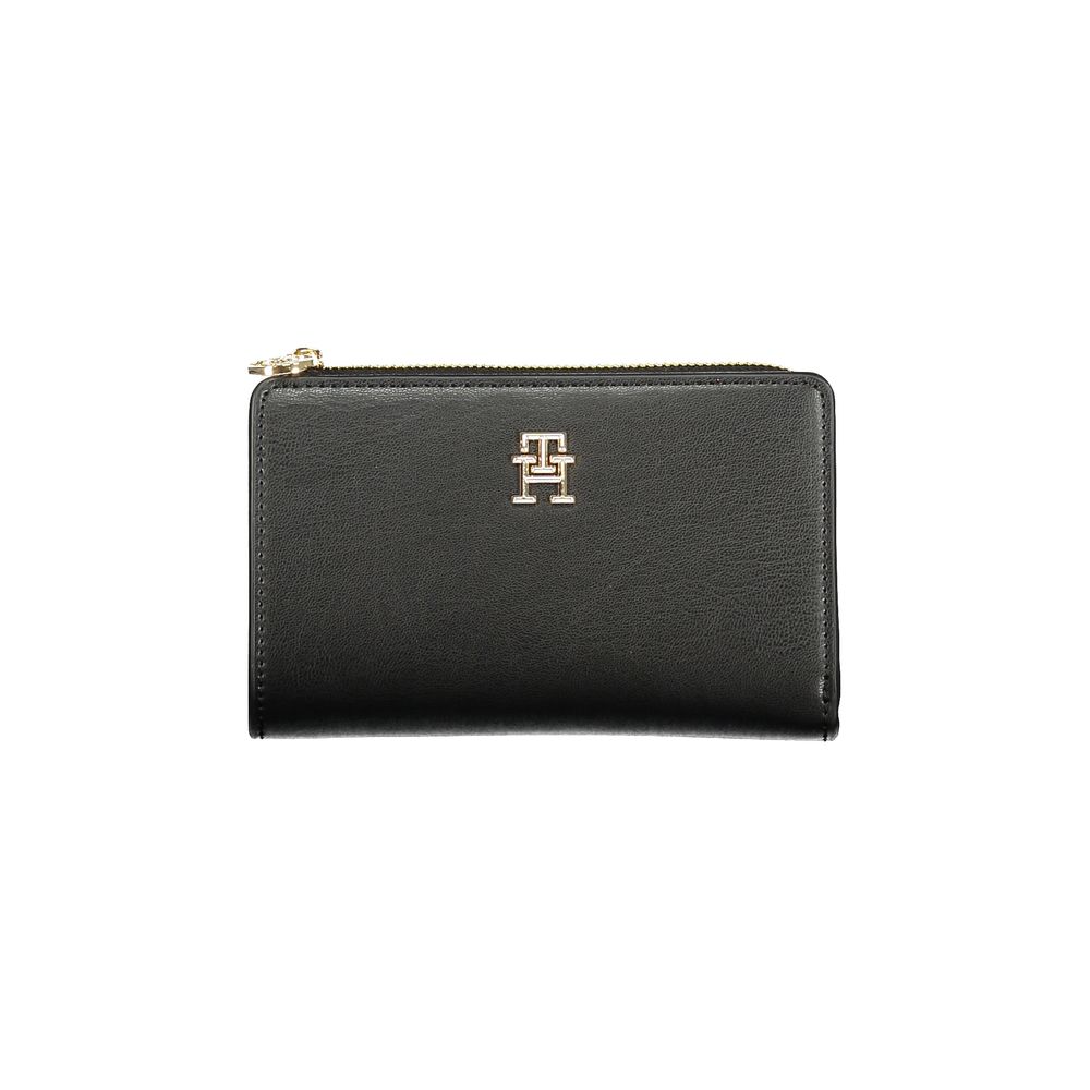 Tommy Hilfiger Black Polyethylene Women Wallet Tommy Hilfiger