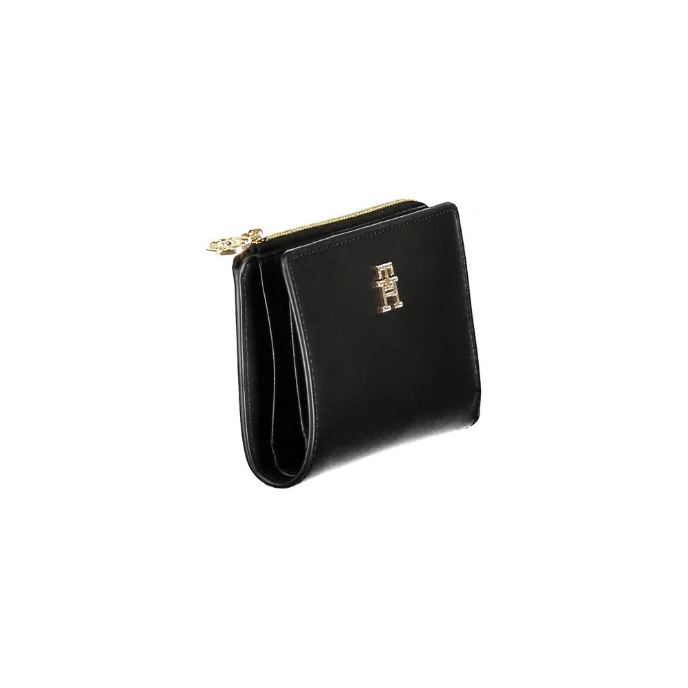 Tommy Hilfiger Black Polyethylene Women Wallet Tommy Hilfiger