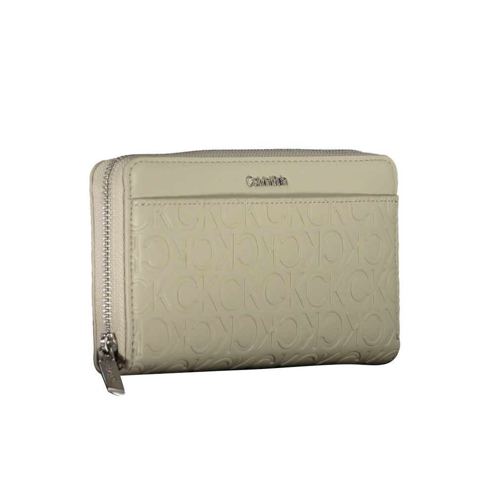 Calvin Klein Beige Polyurethane Women Wallet Calvin Klein