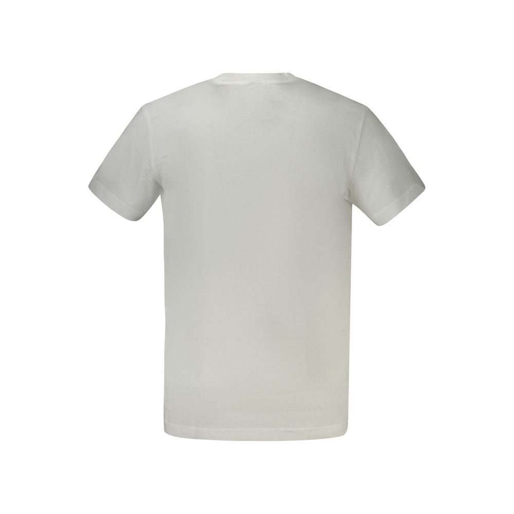 Calvin Klein White Cotton Men T-Shirt Calvin Klein