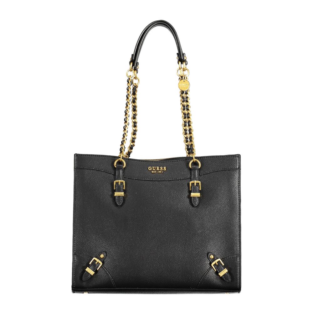Guess Jeans Black Polyethylene Women Handbag Guess Jeans