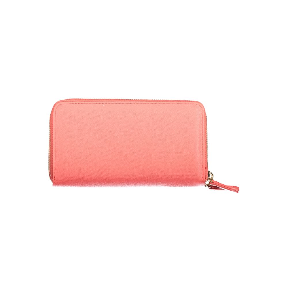 Mario Valentino Pink Polyethylene Wallet Mario Valentino