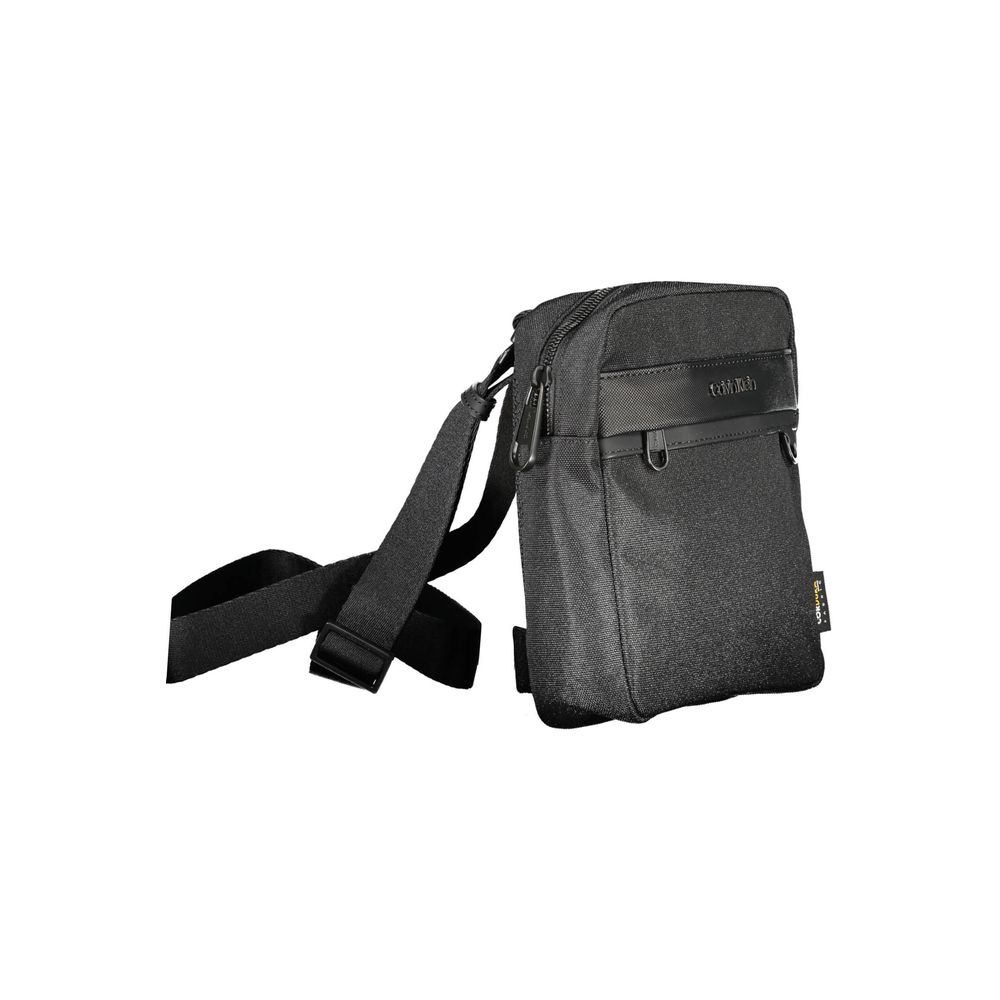 Calvin Klein Black Polyester Men Shoulder Bag Calvin Klein