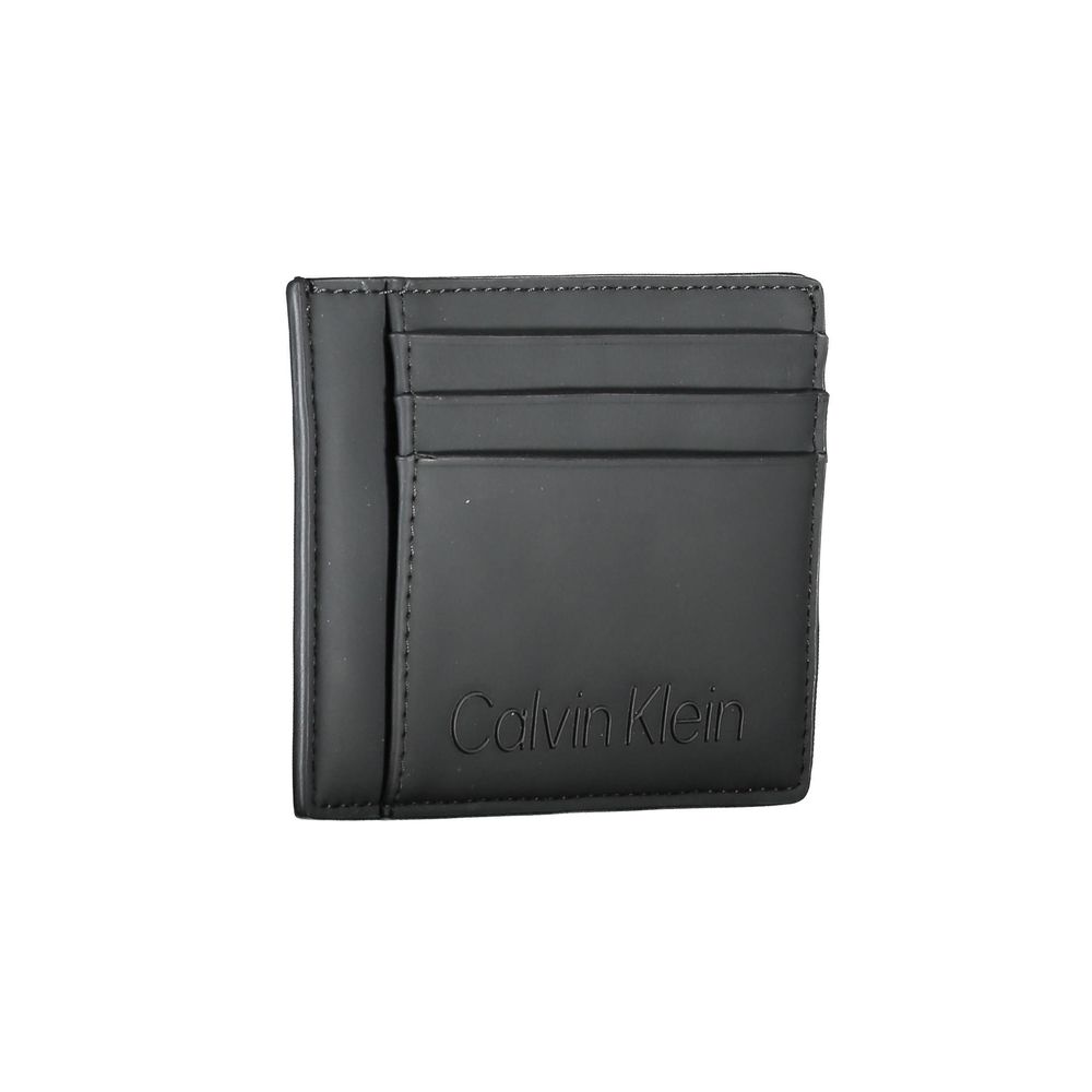 Calvin Klein Black Polyester Men Wallet Calvin Klein