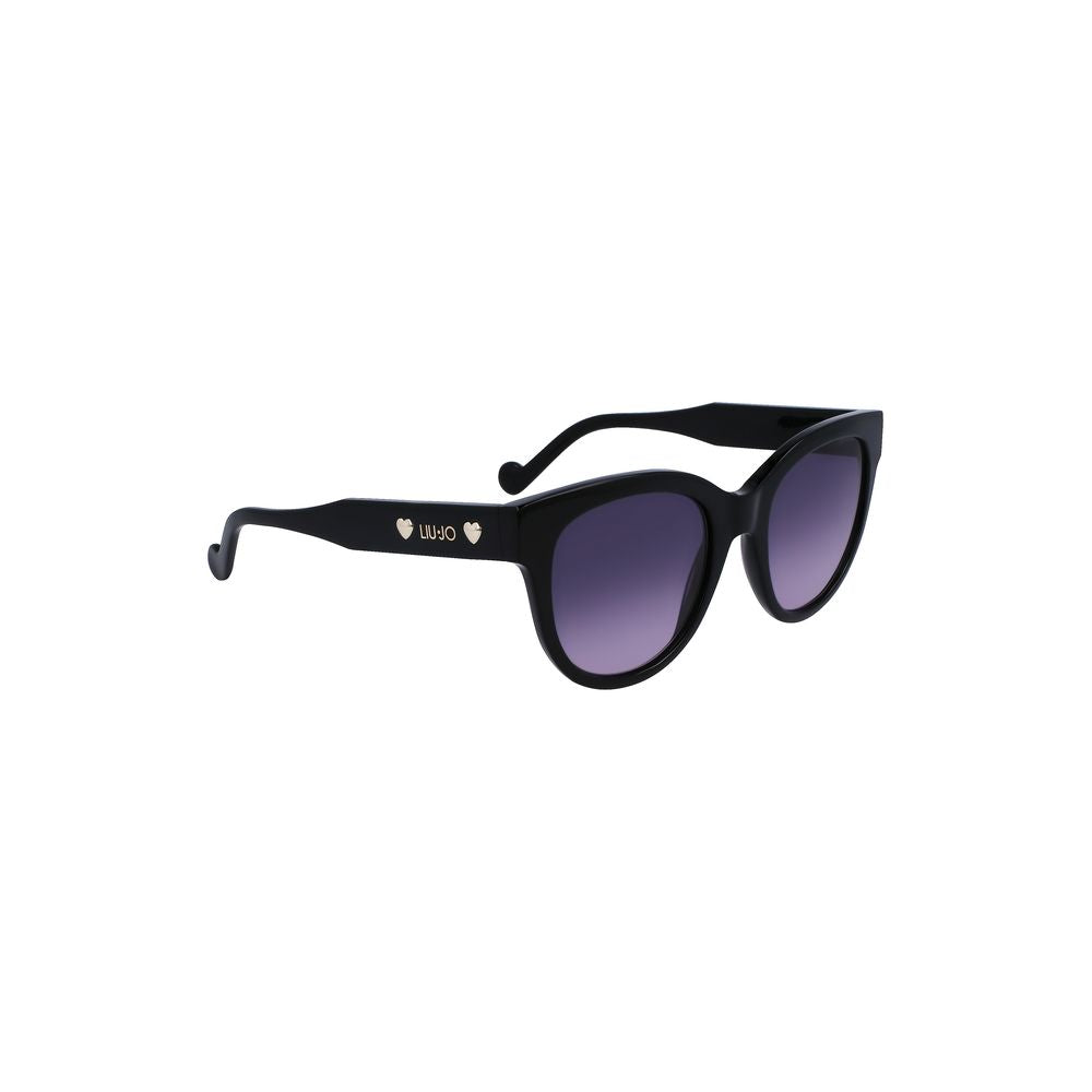 Liu Jo Black Acetate Women Sunglasses Liu Jo
