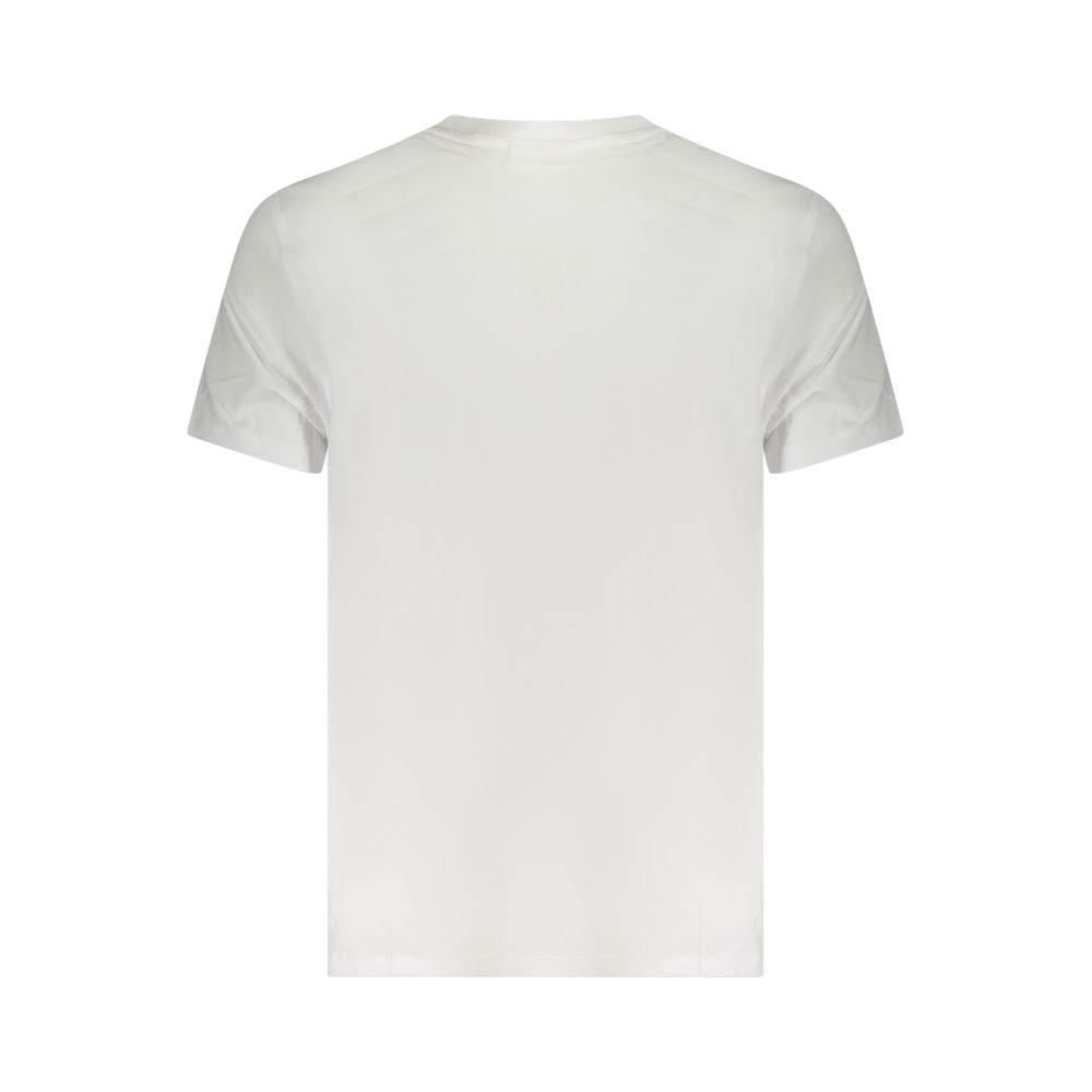 Calvin Klein White Cotton Men T-Shirt Calvin Klein