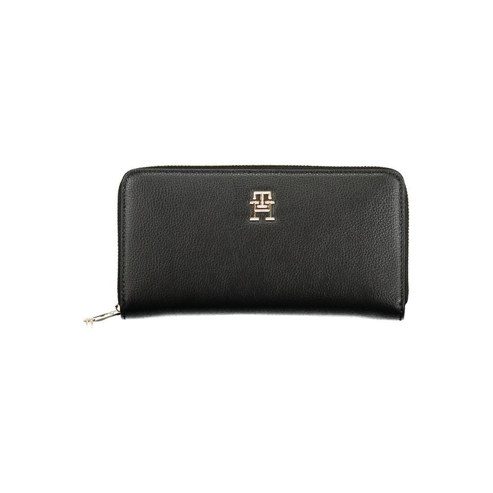 Tommy Hilfiger Black Polyethylene Women Wallet Tommy Hilfiger