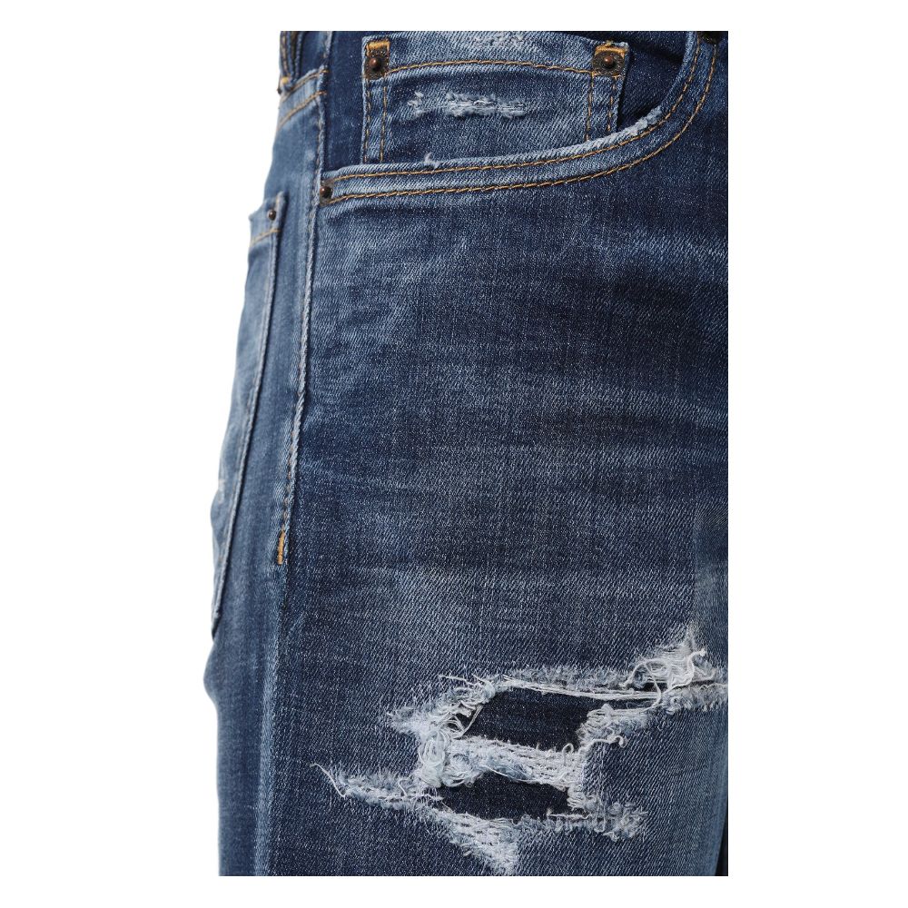 Dsquared² Blue Cotton Jeans & Pant Dsquared²