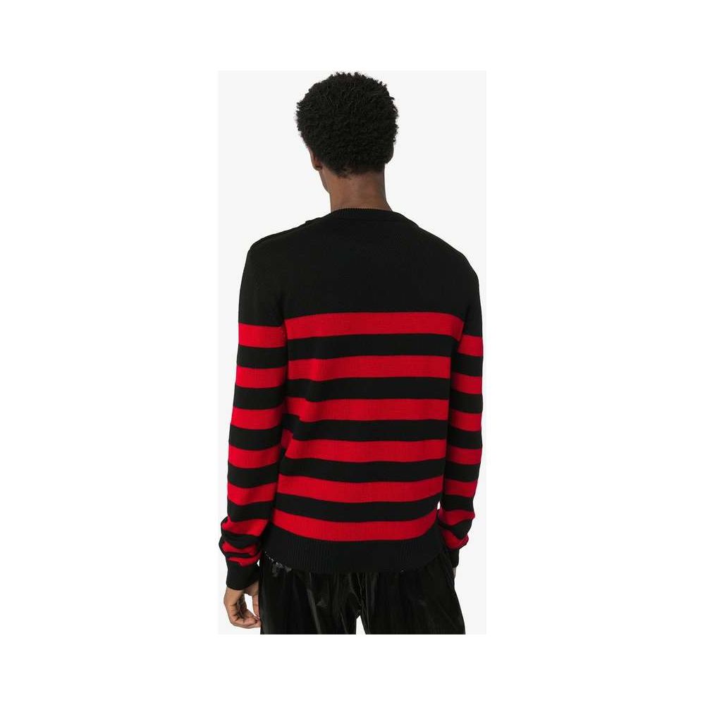 Balmain Black Wool Sweater Balmain