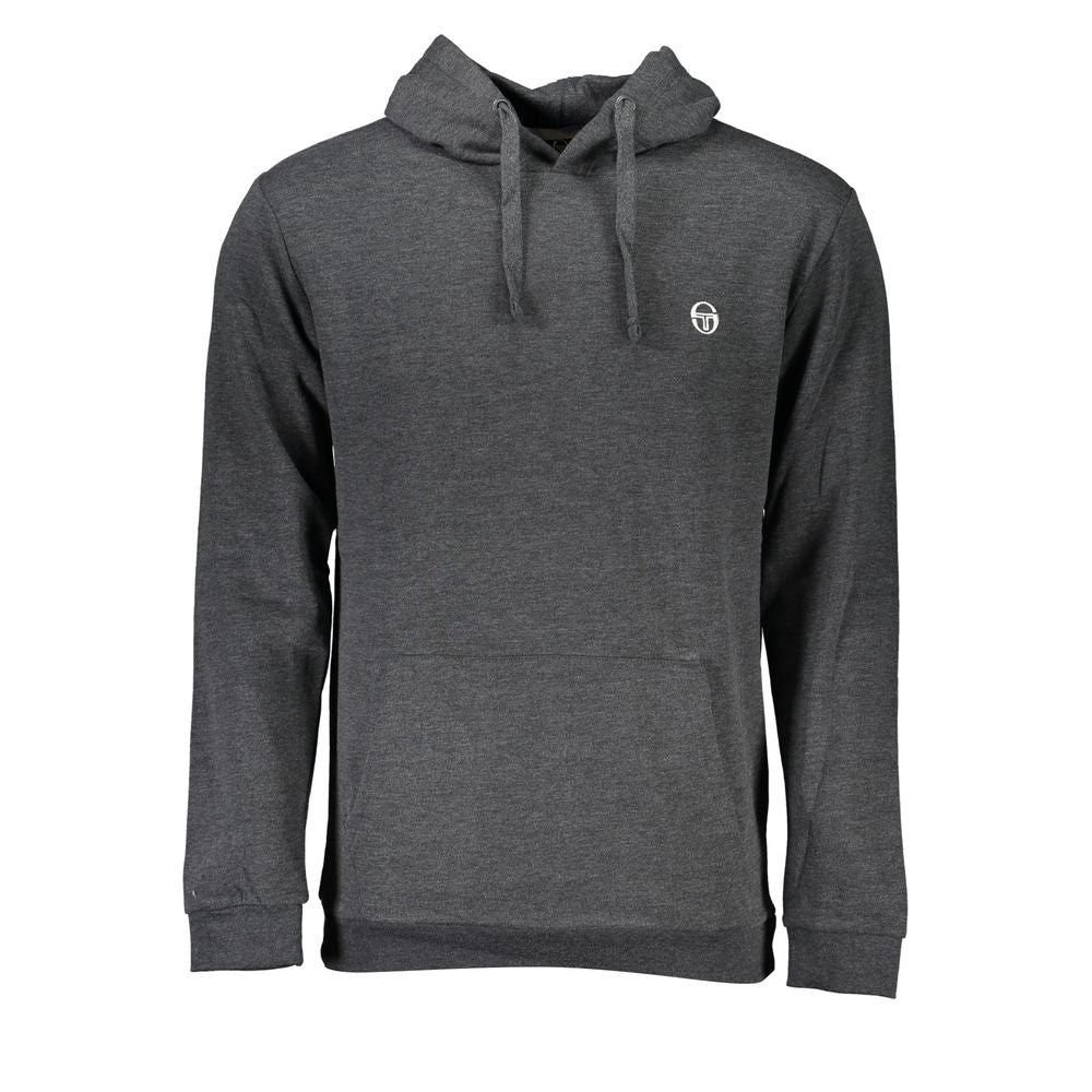Sergio Tacchini Brown Cotton Men Sweatshirt Sergio Tacchini