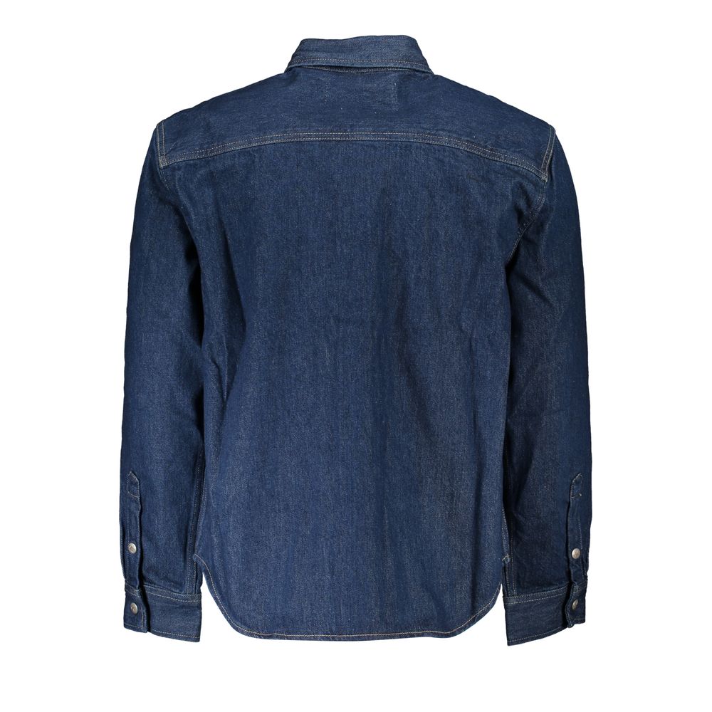 Calvin Klein Classic Blue Cotton Denim Jacket Calvin Klein