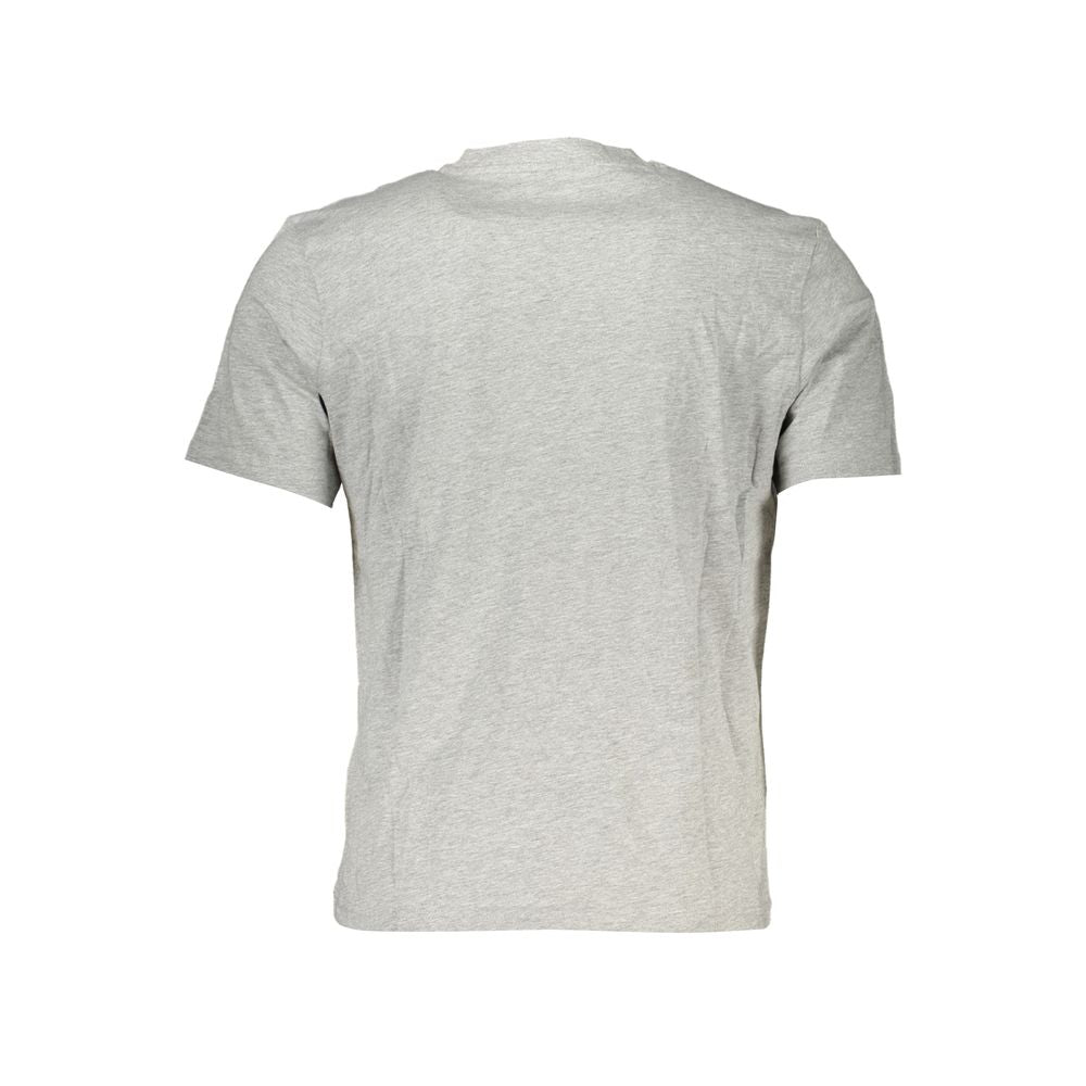 North Sails Gray Cotton Men T-Shirt North Sails