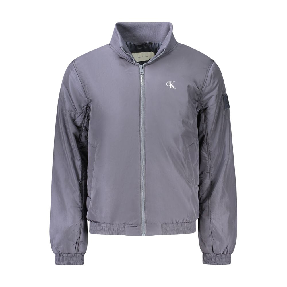 Calvin Klein Blue Polyamide Men Jacket Calvin Klein