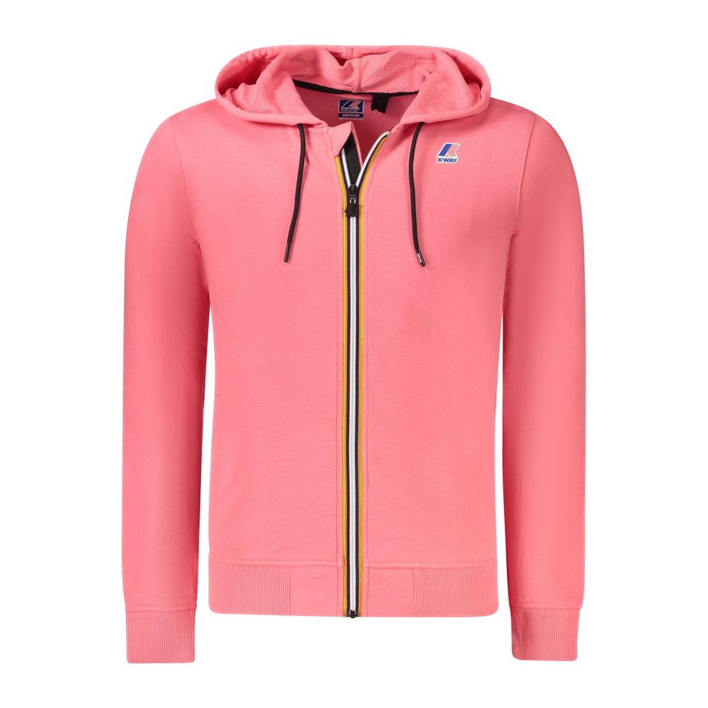 K-WAY Pink Cotton Men Sweater K-WAY