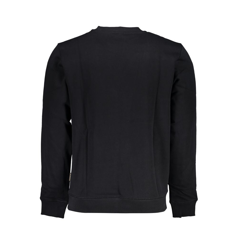 Napapijri Black Cotton Men Sweater Napapijri