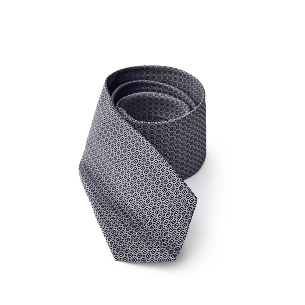 Jil Sander Gray Silk Ties & Bowty Jil Sander