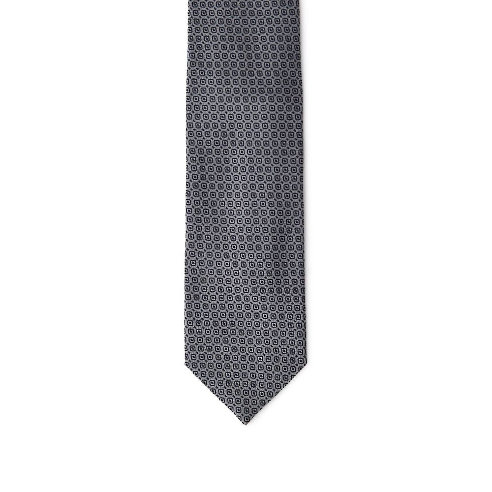 Jil Sander Gray Silk Ties & Bowty Jil Sander