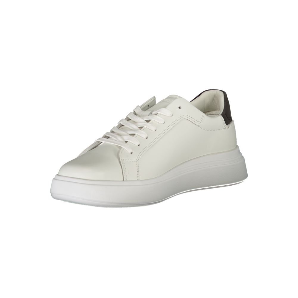 Calvin Klein White Leather Men Sneaker Calvin Klein