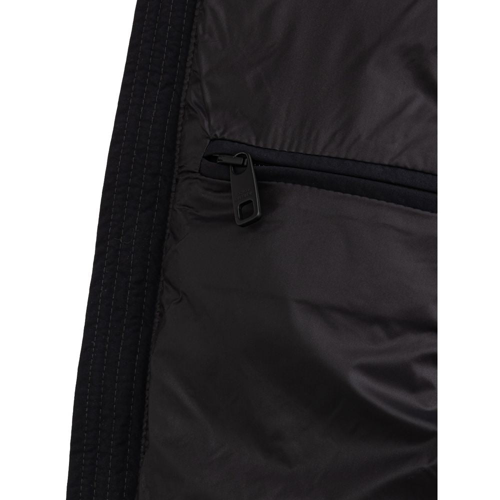 Dolce & Gabbana Black Polyester Sleveless Jacket Dolce & Gabbana