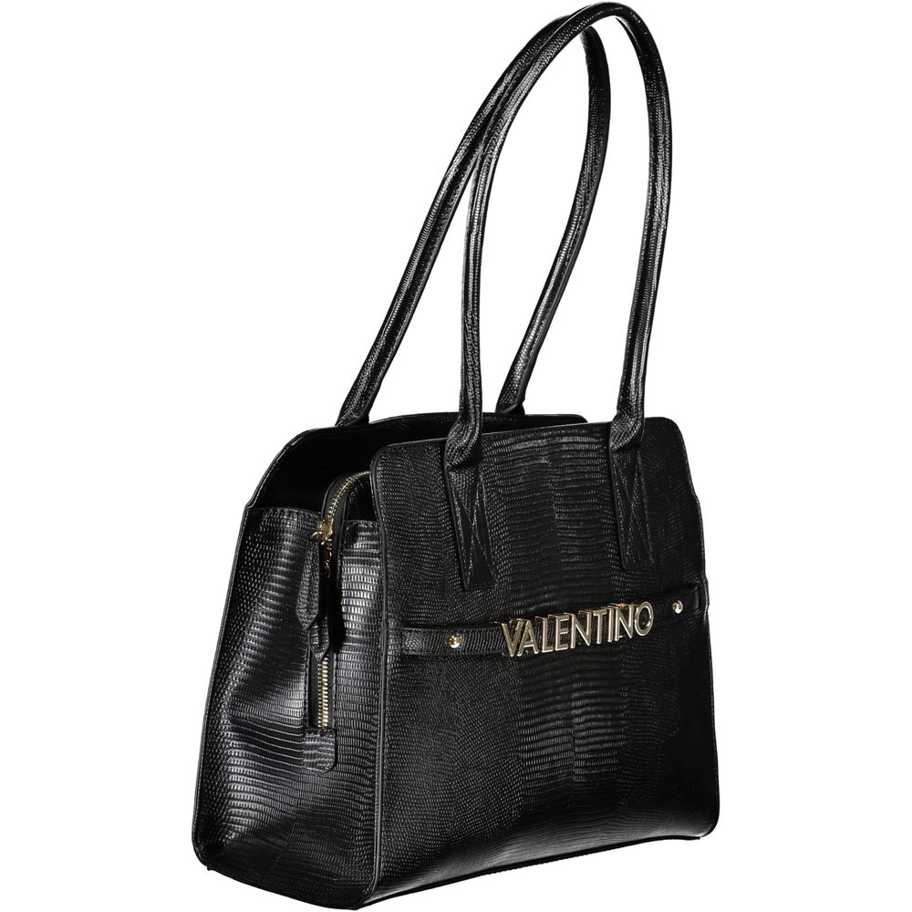 Mario Valentino Nero Poliuretano Women Handbag Mario Valentino