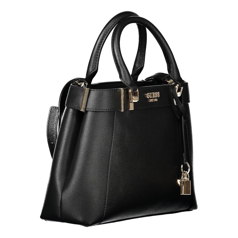 Guess Jeans Black Polyethylene Women Handbag Guess Jeans