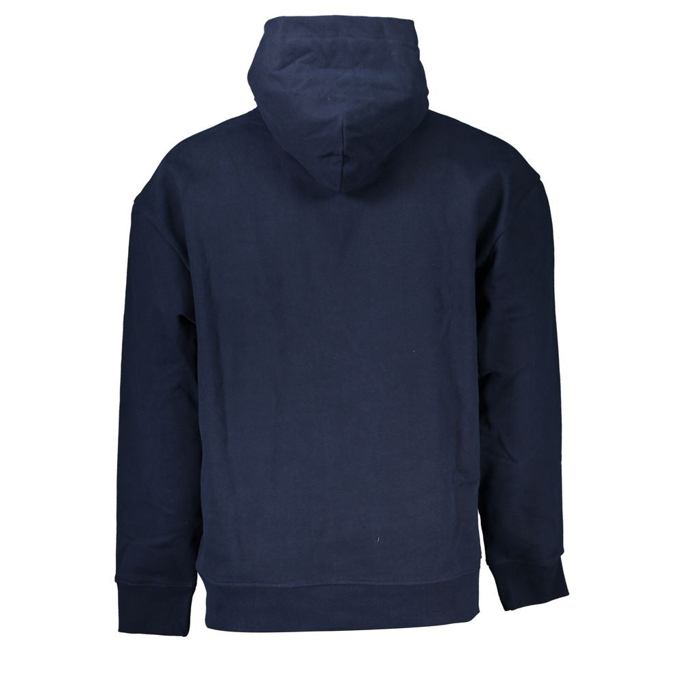 Tommy Hilfiger Blue Cotton Men's Hoodie Tommy Hilfiger
