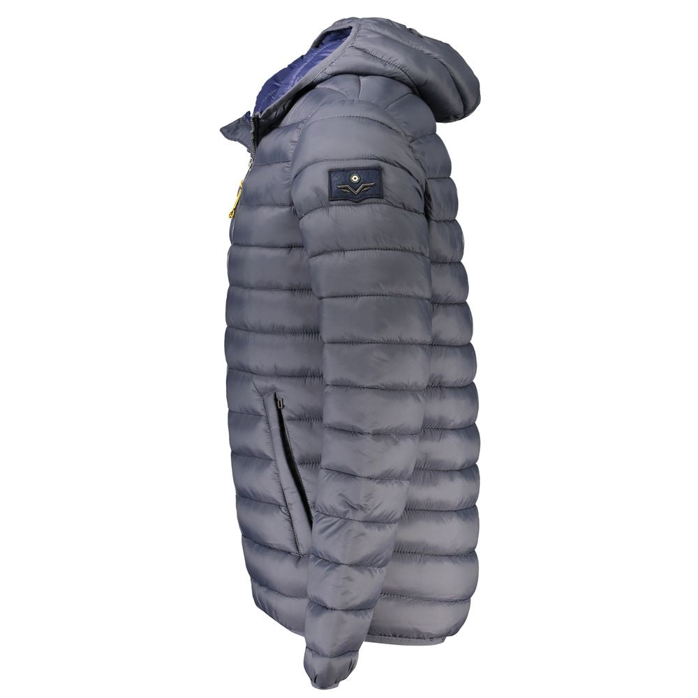 Armata Di Mare Brown Polyamide Men Jacket Armata Di Mare