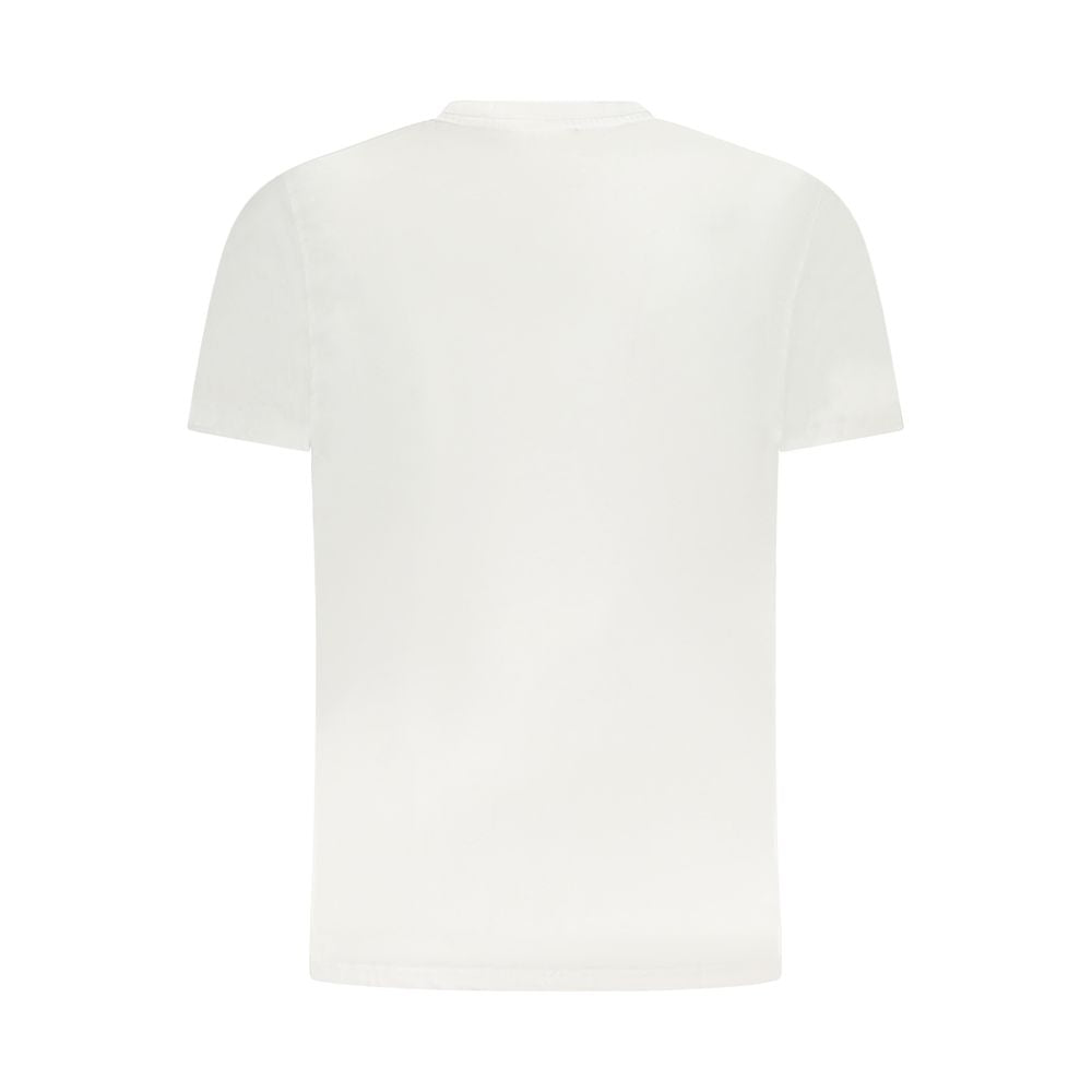 Cavalli Class White Cotton Men T-Shirt Cavalli Class
