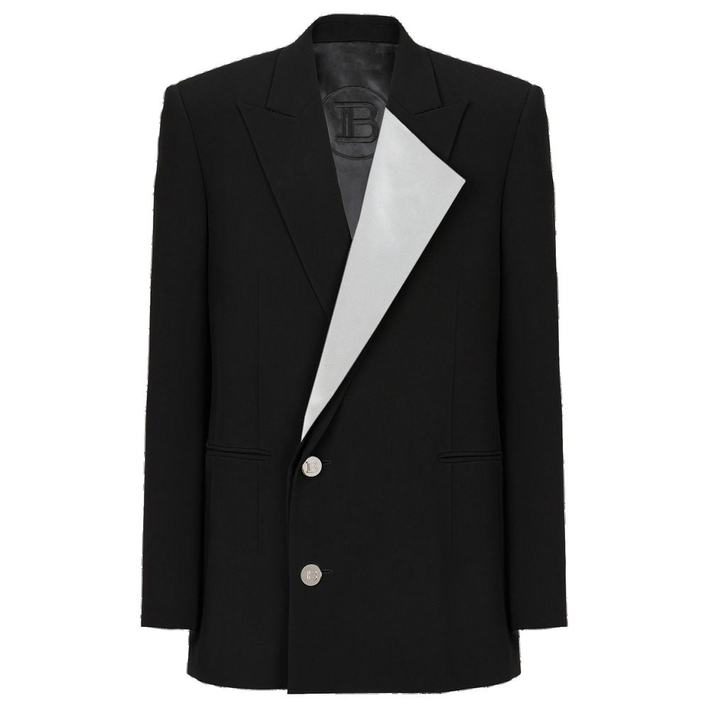 Balmain Black Viscose Blazer Balmain